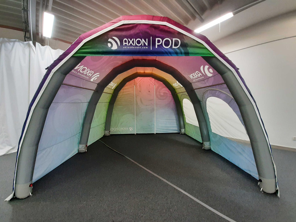 Cort de prim ajutor personalizat cort tunel personalizat Axion Pod